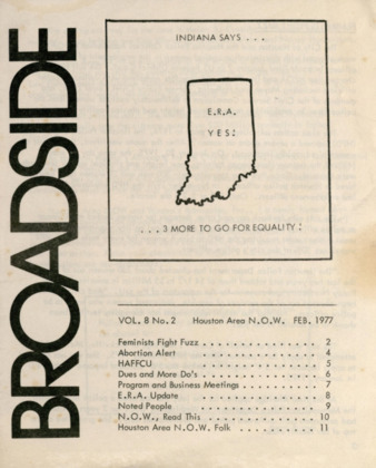 Broadside, Vol. 8,  No. 2, February 1977
