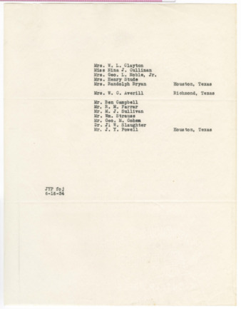 List of members of advisory committee