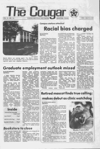The Summer Cougar. Vol. [43], No. 116, July 8, 1977.