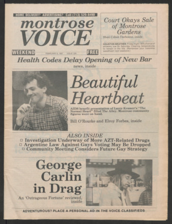 Montrose Voice, No. 328, February 6, 1987