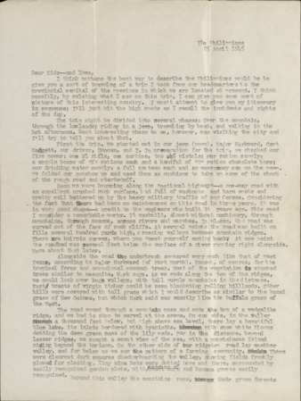 Letter from Capt. O. C. McDavid to Inez McDavid and "Kids," 1945 April 25