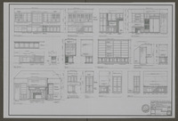 Job 88-34, 4061 Stanford Ave., Sheet 9: Interior elevations