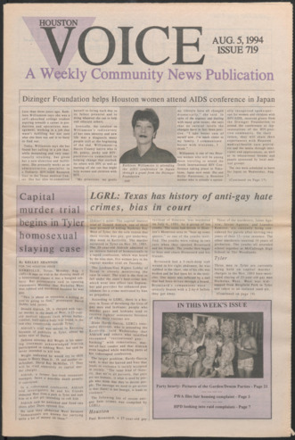 Houston Voice, No. 719, August 5, 1994