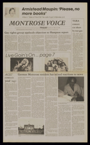 Montrose Voice, No. 474, November 24, 1989