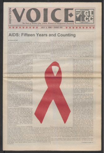 Houston Voice, No. 819, July 5, 1996