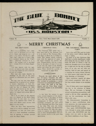 The Blue Bonnet, Vol. 2, No. 50, December 22, 1935