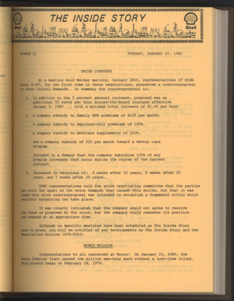 The Inside Story, No. 12, January 29, 1980