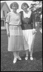 Two women in dresses