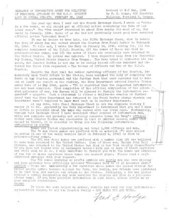 USS Houston crew members, 1958