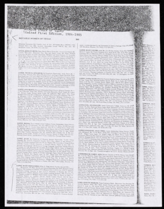 Notable Women of Texas, Limited First Edition