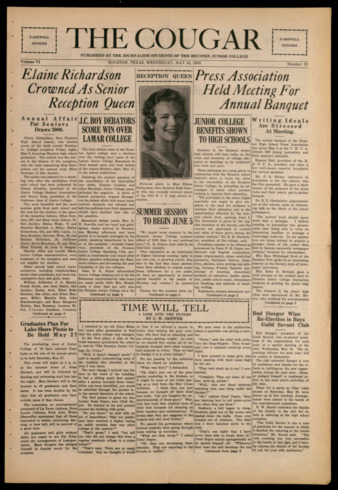 The Cougar, Vol. 6, No. 12, May 24, 1933