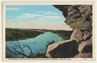 Picturesque view of Lake Austin at base of Mount Bonnell, Austin, Texas