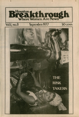 Houston Breakthrough, Vol. 2, No. 8, September 1977