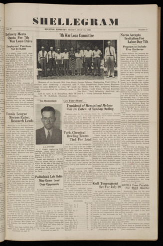 The Shellegram, Vol. 10, No. 5, July 13, 1945