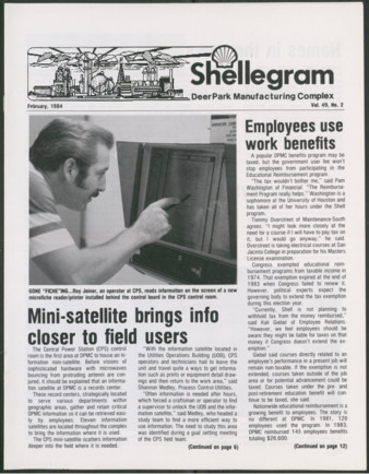 Shellegram, Vol. 49, No. 2, February 1984