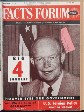 Facts Forum News, Vol. 4, No. 9, October 1955