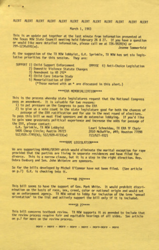 Herizons, Vol. 3, No. 3, March 1983