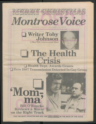 Montrose Voice, No. 373, December 18, 1987