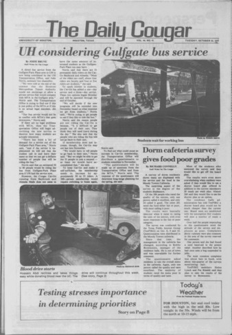 The Daily Cougar. Vol. 46, No. 41, October 23, 1979.