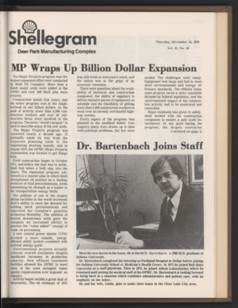 Shellegram, Vol. 43, No. 49, December 14, 1978