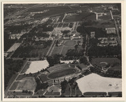 Aerial view of University of Houston including Robertson Stadium