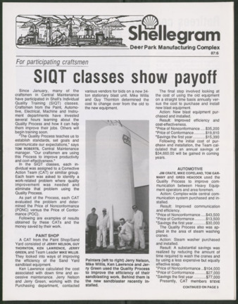 Shellegram, [Vol. 52], No. 6, [1987]