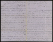 Letter from William Edgerton to Augusta Tenney, regarding a fight against the enemy