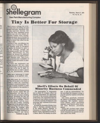 Shellegram, Vol. 43, No. 10, March 9, 1978