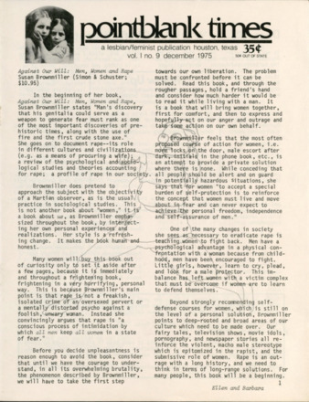 Pointblank Times, Vol. 1, No. 9, December 1975