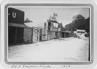 The 49'er booth set up 
