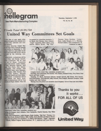 Shellegram, Vol. 43, No. 36, September 7, 1978