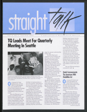 Straight Talk, Vol. 2, No. 1, January-February 1993