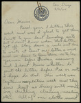Letter from William M. Slough, S1C, to Dorothy Wagner Slough, 1934 June 2