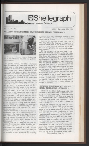 Shellegram, Vol. 37, No. 38, September 29, 1972