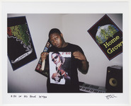 Z-Ro in his home studio