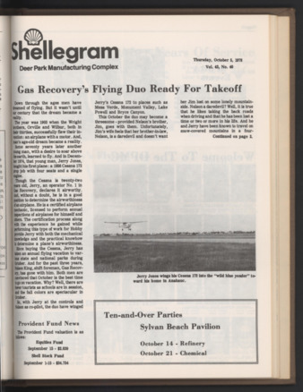 Shellegram, Vol. 43, No. 40, October 5, 1978