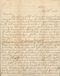 Letter from Mary Jones to Cromwell Anson Jones, 1878 May 28