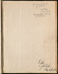 L'art architectural en France, Inscription on front free endpaper