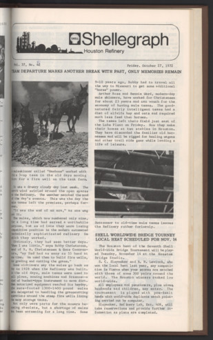 Shellegram, Vol. 37, No. [41], October 27, 1972