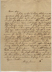 Letter from Mary Jones to Cromwell Anson Jones