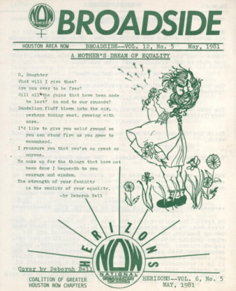 Broadside-Herizons Coalition, May 1981