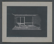 A speculative house, black background
