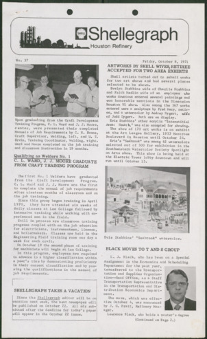 Shellegraph, No. [38], October 8, 1971