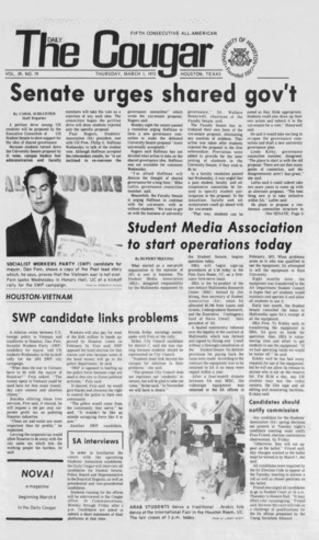 The Daily Cougar. Vol. 39, No. 79, March 1, 1973.