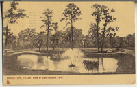 Lake at Sam Houston Park, Houston, Texas