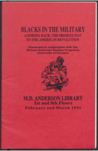 Blacks in the Military, Looking back: The Present Day to the American Revolution exhibit catalog