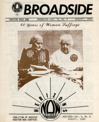 Broadside-Herizons Coalition, August 1980