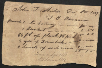 Oath sworn on an estate