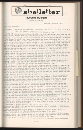 Shelletter, No. 93, March 20, 1963