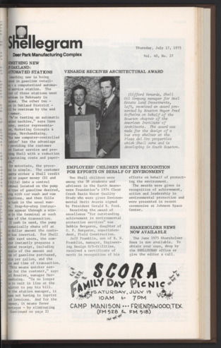 Shellegram, Vol. 40, No. [28], July 17, 1975